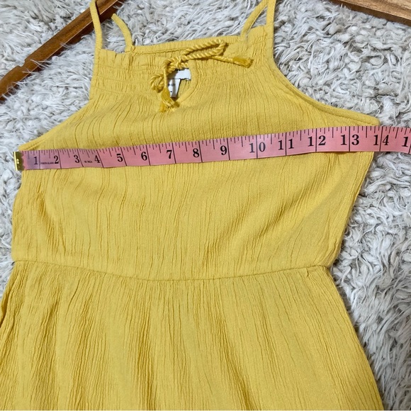 Girls Yellow Sundress Sleeveless 10 / 12 Large L - Picture 5 of 7